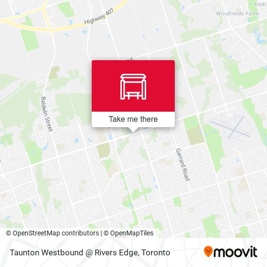 Taunton Westbound @ Rivers Edge map