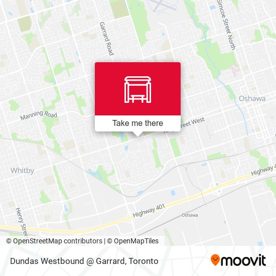 Dundas Westbound @ Garrard plan