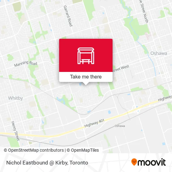 Nichol Eastbound @ Kirby map