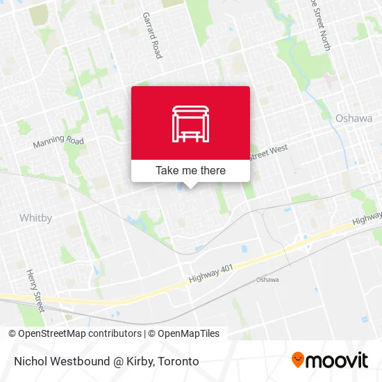 Nichol Westbound @ Kirby map