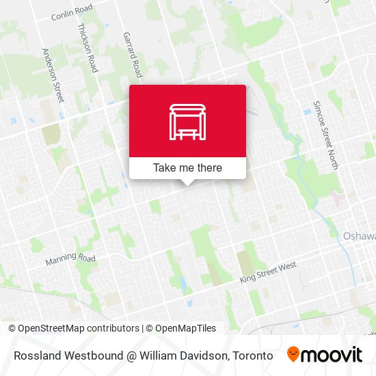 Rossland Westbound @ William Davidson map