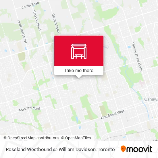 Rossland Westbound @ William Davidson map