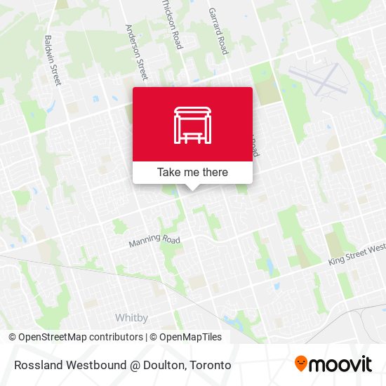 Rossland Westbound @ Doulton map