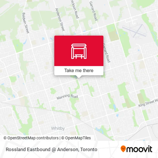Rossland Eastbound @ Anderson map