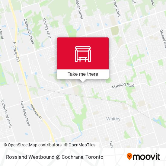 Rossland Westbound @ Cochrane map