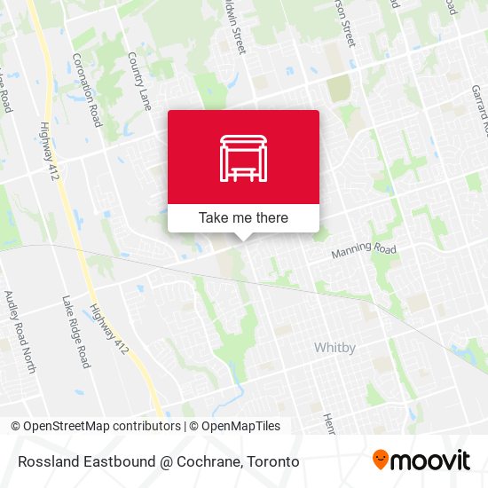 Rossland Eastbound @ Cochrane map