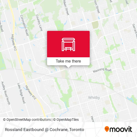 Rossland Eastbound @ Cochrane map