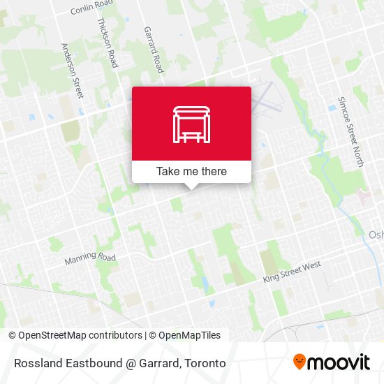 Rossland Eastbound @ Garrard map