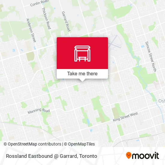 Rossland Eastbound @ Garrard map