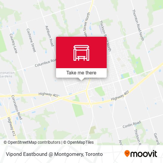 Vipond Eastbound @ Montgomery plan