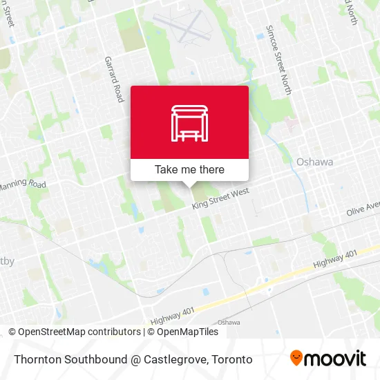 Thornton Southbound @ Castlegrove plan
