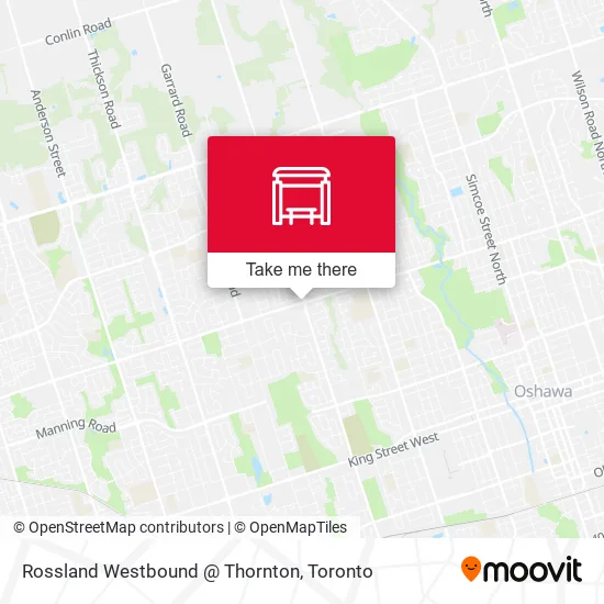 Rossland Westbound @ Thornton map