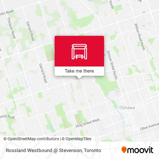 Rossland Westbound @ Stevenson map