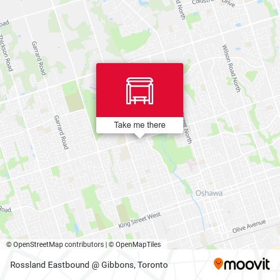Rossland Eastbound @ Gibbons map