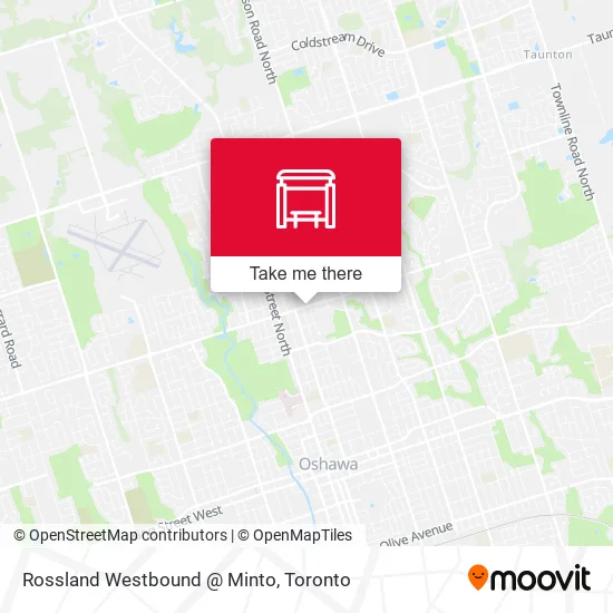 Rossland Westbound @ Minto map
