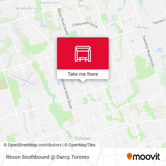 Ritson Southbound @ Darcy map