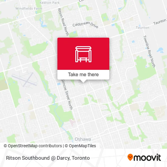 Ritson Southbound @ Darcy map