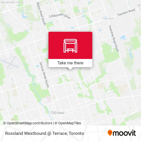 Rossland Westbound @ Terrace map