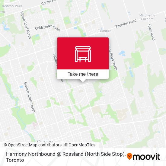 Harmony Northbound @ Rossland (North Side Stop) map