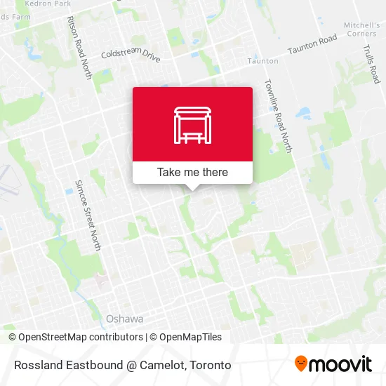 Rossland Eastbound @ Camelot map