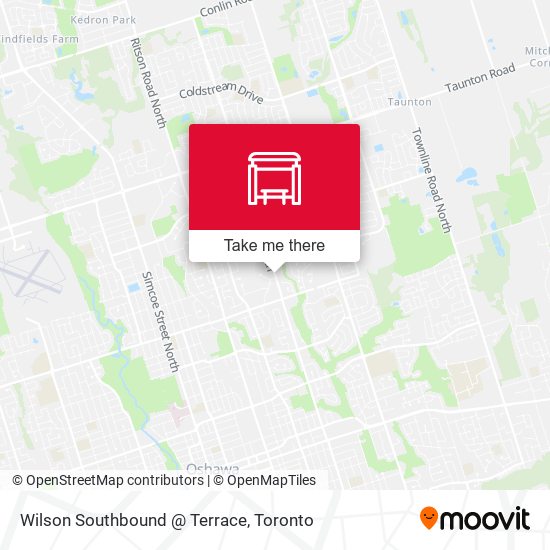Wilson Southbound @ Terrace map