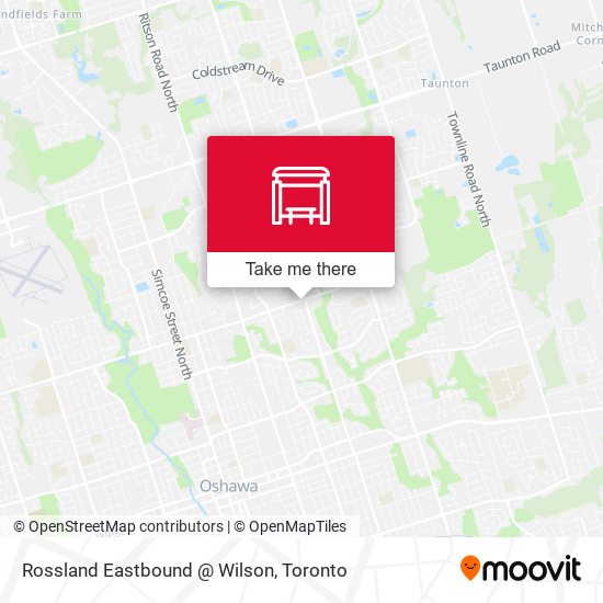 Rossland Eastbound @ Wilson map