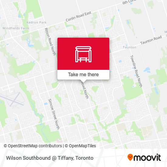Wilson Southbound @ Tiffany map