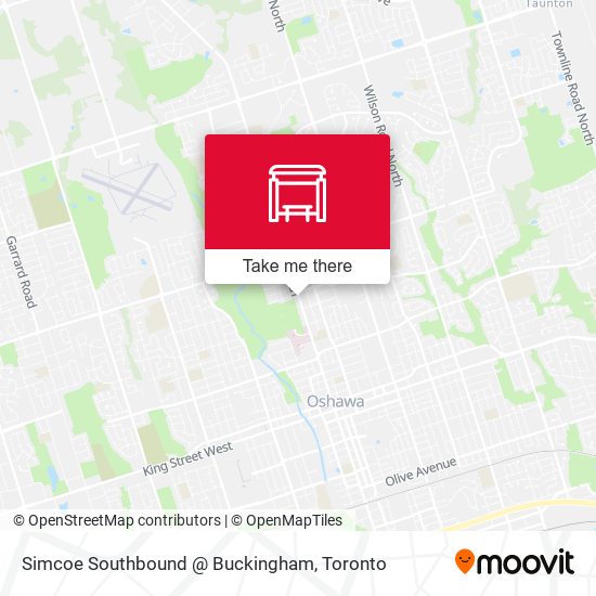 Simcoe Southbound @ Buckingham plan