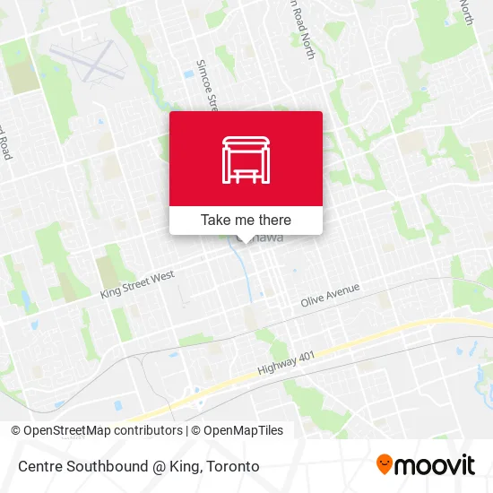 Centre Southbound @ King map