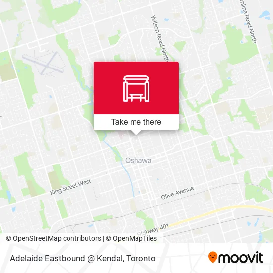 Adelaide Eastbound @ Kendal map