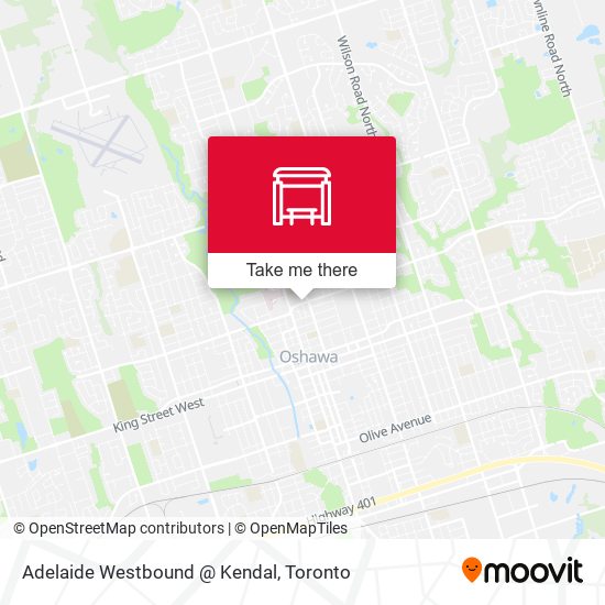 Adelaide Westbound @ Kendal map