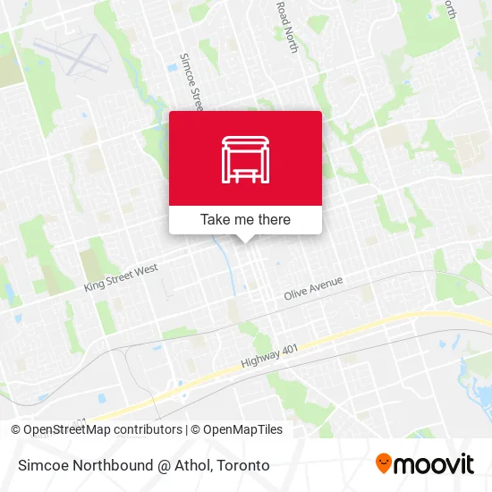 Simcoe Northbound @ Athol plan