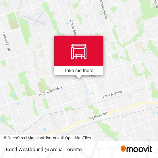 Bond Westbound @ Arena map
