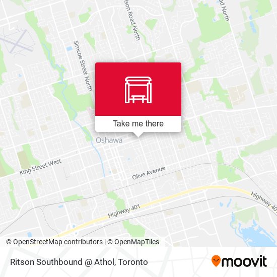 Ritson Southbound @ Athol map