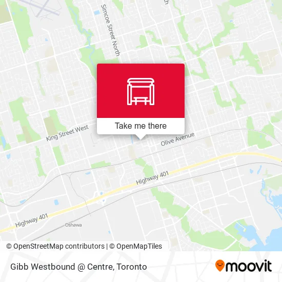 Gibb Westbound @ Centre map