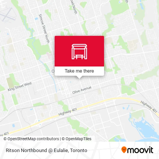 Ritson Northbound @ Eulalie map