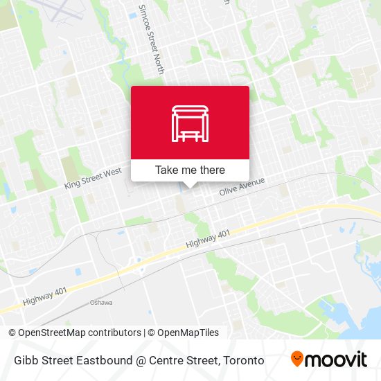 Gibb Street Eastbound @ Centre Street plan