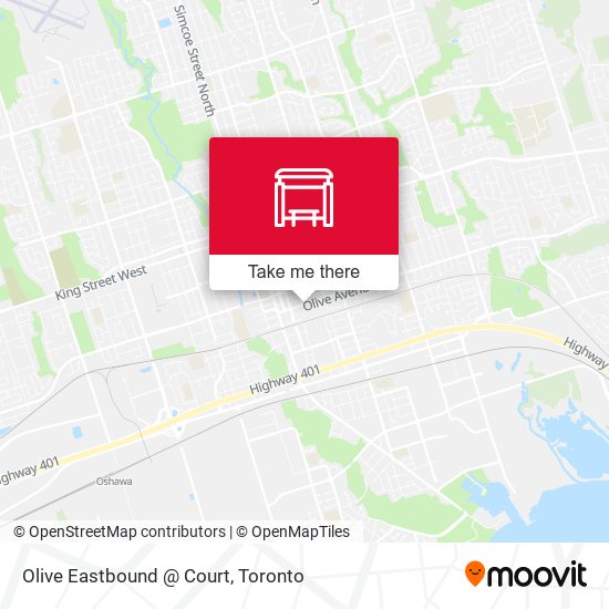 Olive Eastbound @ Court map