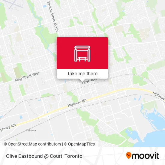 Olive Eastbound @ Court map