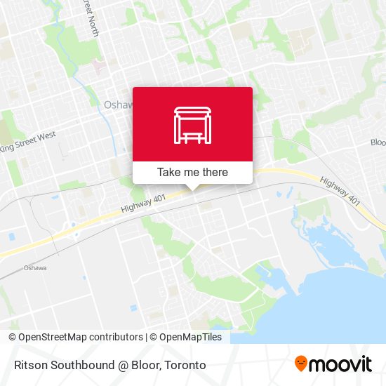 Ritson Southbound @ Bloor map