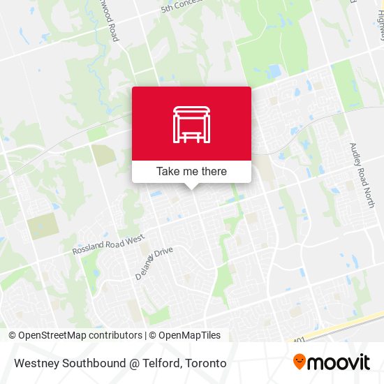 Westney Southbound @ Telford map