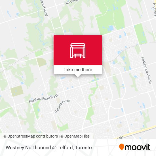Westney Northbound @ Telford map