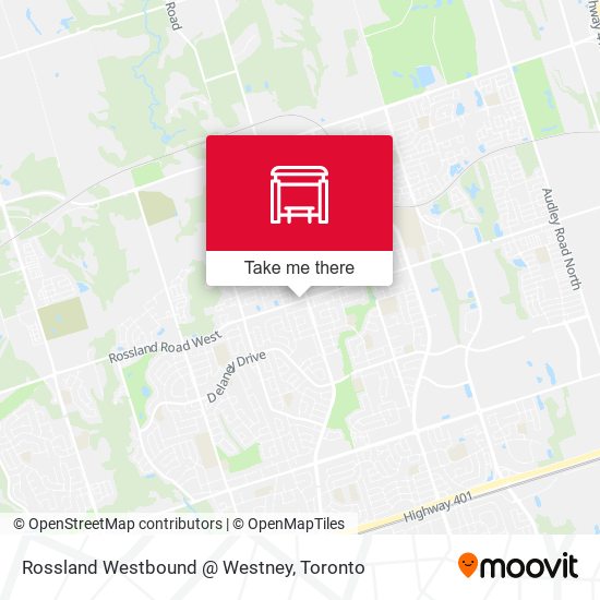 Rossland Westbound @ Westney map