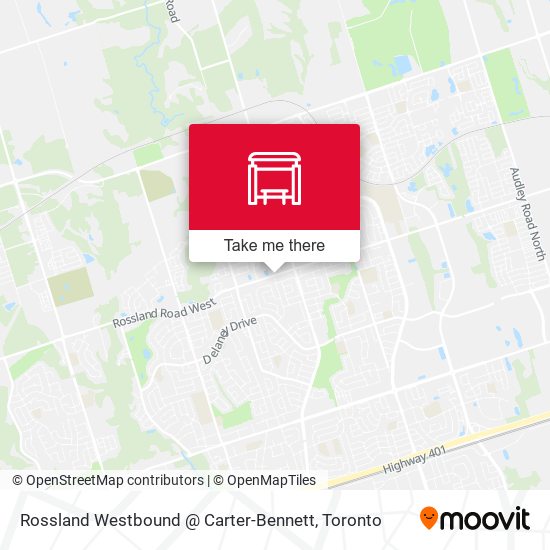 Rossland Westbound @ Carter-Bennett map