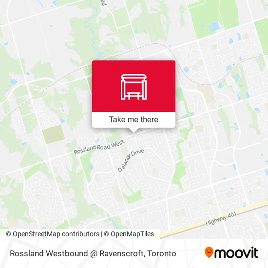 Rossland Westbound @ Ravenscroft map