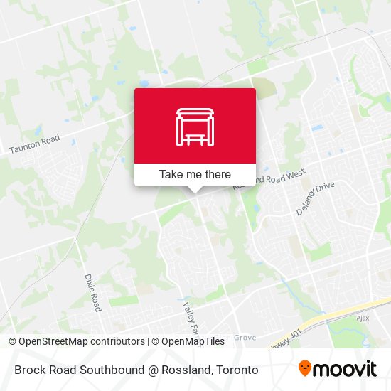 Brock Road Southbound @ Rossland map