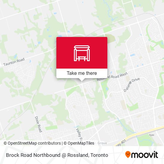 Brock Road Northbound @ Rossland plan