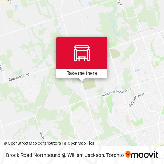 Brock Road Northbound @ William Jackson map