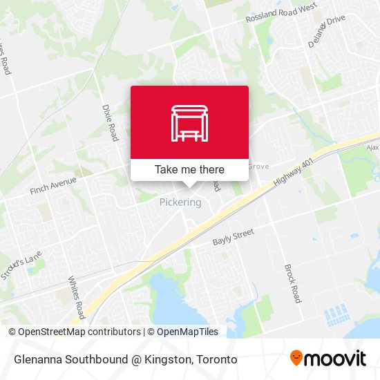 Glenanna Southbound @ Kingston map