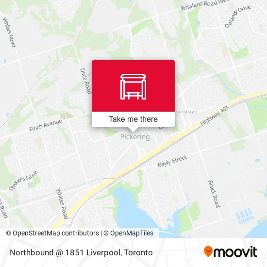 Northbound @ 1851 Liverpool map